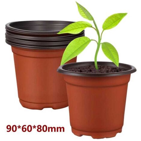 20pcs Plant Nursery Pots, Reusable Seedling Pots for Indoor & Outdoor, 9x8cm