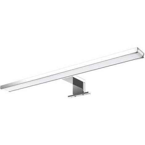 LED Bathroom Mirror Light, Stainless Steel, Waterproof, Flicker-Free, Cabinet Lighting, 220V, Neutral White (1/5)