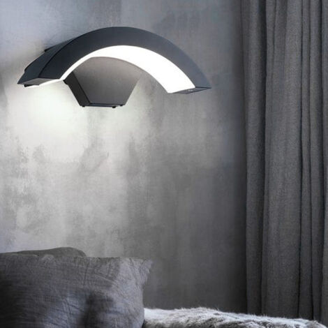 24W Modern Outdoor LED Wall Light, Waterproof IP65, Decorative Indoor/Outdoor Lighting, Cool White 6000K (1/5)