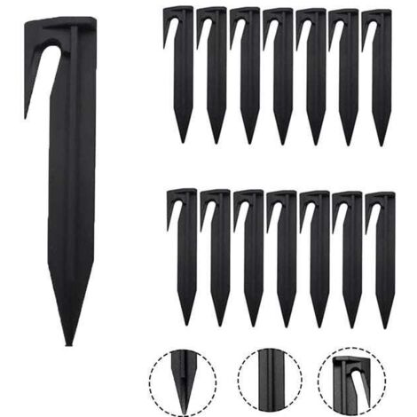 50-Pack Plastic Border Stakes – For Lawn and Animal Fences (1/5)