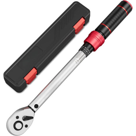 3/8" Torque Wrench 5–60 Nm with 296mm Extension Bar – Set for Bike, Motorcycle, and Automotive, Ideal for Spark Plugs