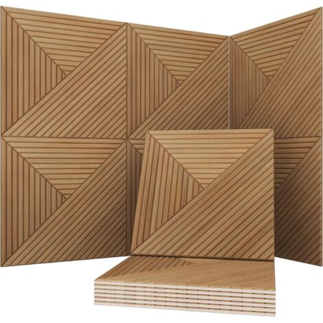 6-Pack Decorative Acoustic Panels 60 × 60 cm – Absorbent Art Wall Panels for Sound Insulation and Interior Decoration (1/5)