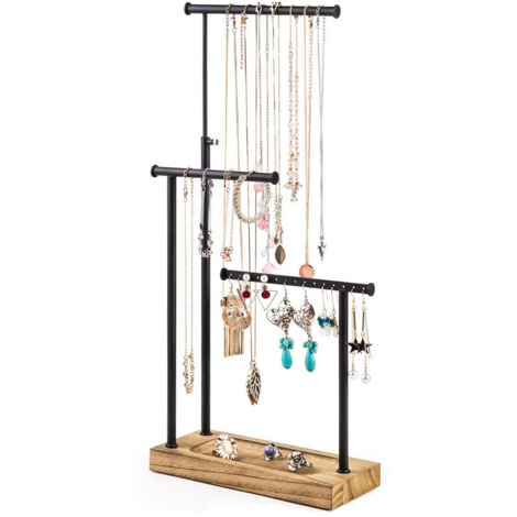 Extra High 3-Tier Jewelry Stand – Organizer for Necklaces and Jewelry, Elegant Display Stand, Gift Idea (1/5)