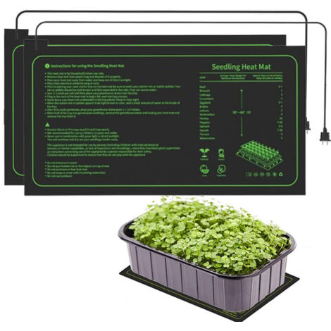 2 Pieces Waterproof Heating Mats for Seedlings, Constant Temperature Cushion for Plant Growth (1/5)