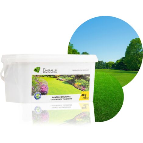 Engrais régénérant printanier pour pelouse Emerald 4 kg (1/5)