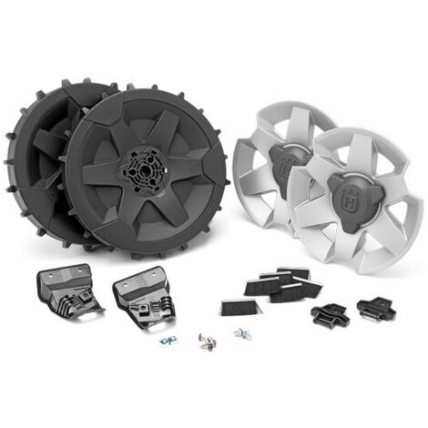 Pack roues arrière tondeuse robot Husqvarna terrain pentu
