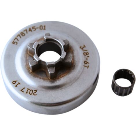 Tambour d'embrayage Husqvarna 135, 140, McCulloch CS350, CS390 (3/8"-6T)