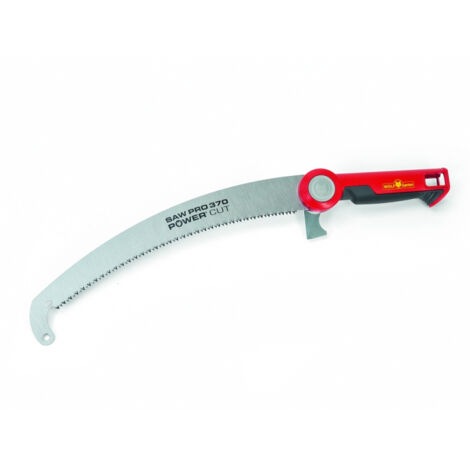 Wolf-Garten – Scie à élaguer Multi-Star Power Cut Saw Pro 370 – Lame incurvée 37 cm – Coupe précise pour branches épaisses – Poignée ergonomique