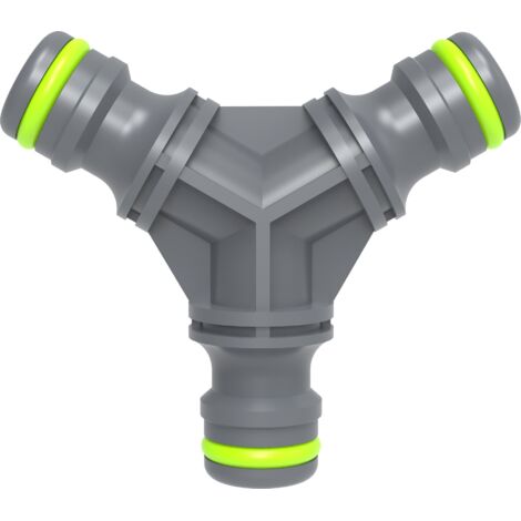 Pièce en T pour tuyau d'arrosage triple raccord STR STALCO GARDEN