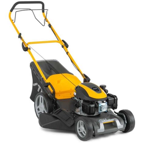 Stiga – Tondeuse thermique autopropulsée 139cc – Système de coupe 4 en 1 – Largeur de coupe 46 cm – Collecteur 60 litres – Hauteur de coupe réglable
