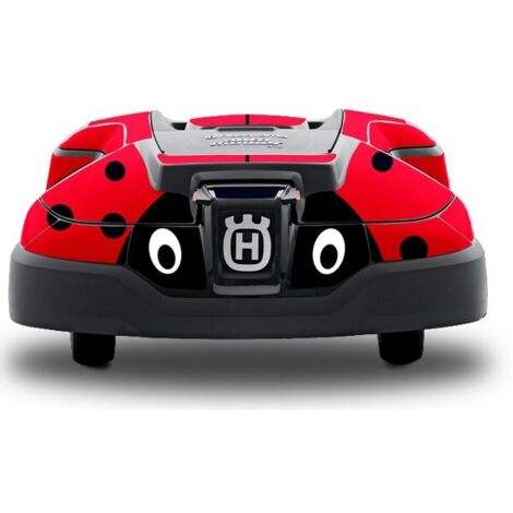 Stickers robot tondeuse Automower Husqvarna Coccinelle  315X
