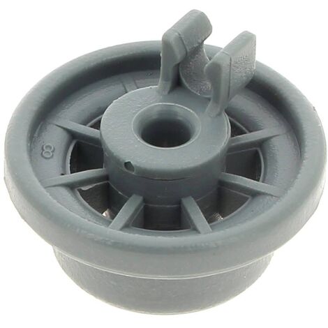 Roulette panier inférieur (x1) (00611475) Lave-vaisselle BAUCKNECHT, BOSCH, DYSON, ELECTROLUX, GAGGENAU, HOOVER, JUNKER, KARCHER, LG, MOULINEX, NEFF, NILFISK, PELGRIM, PHILIPS, ROWENTA, SAMSUNG, SIEME (1/4)