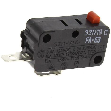 Microswitch 2 cosses 6600w1k001d – Interrupteur pour micro-ondes – Compatible avec appareils Samsung, Bosch, Siemens – Références 6600W1K001Q