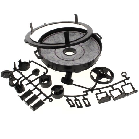 Filtre charbon rond d209 pour Hotte Rosieres, Hotte Candy, Hotte Airlux, Hotte Far, Hotte Fox (1/2)
