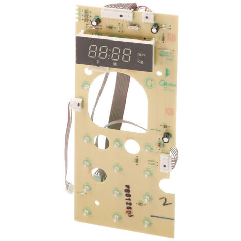 Neff – Affichage micro-ondes d'origine pour four micro-ondes Bosch – Compatible avec modèles HLAGD53N0, HLAWD53N0, HLAWD23N0 – Accessoires de micro-ondes
