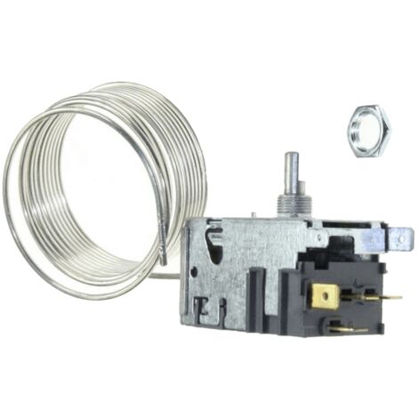 Thermostat pour réfrigérateur 32007347 – Compatible DOMEOS TRS205A, VALBERG VAL1PU250A – Tube capillaire 1840 mm - 077b0356 (1/5)
