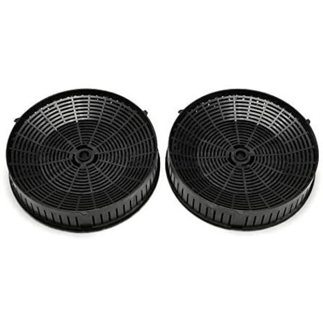 Kit de 2 filtres à charbon type 57 – Dimensions 18 x 3,8 cm – Compatible avec hotte ELICA CFC0140343 – Filtration efficace des odeurs