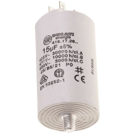 Condensateur Permanent 15 Mf 450v 416172664 Pour LAVE LINGE