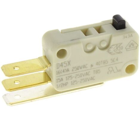 Microswitch 3 cosses pour lave-vaisselle Bosch, Miele, Siemens – Activation fiable pour cycles de lavage – Compatible avec plusieurs modèles