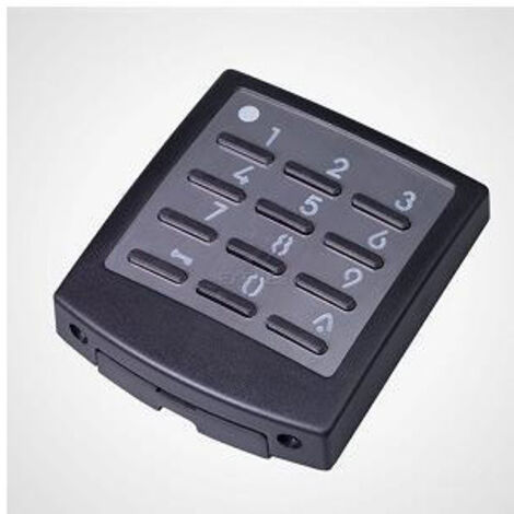 Clavier électronique sans fil étanche – Technologie Rolling Code – Rétroéclairage – Pour 10 portes de garage – NFF15048 – Novoferm