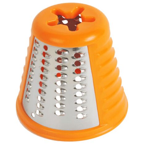 Cone orange à raper fin pour robot ménager – Accessoire compatible avec modèles Moulinex – Râpe fine pour préparation rapide – Idéal pour légumes