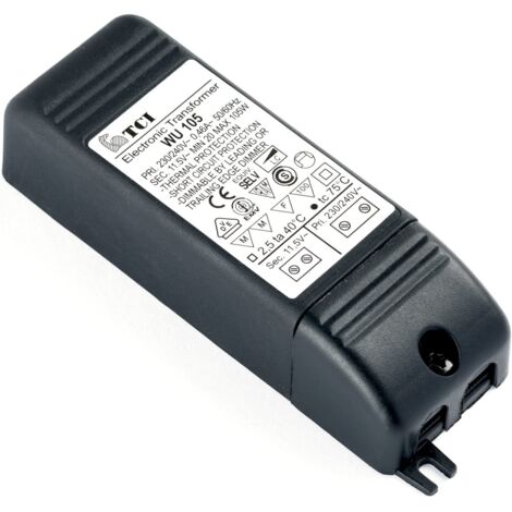 TCI - Transformateur électronique WU 105 20-105 W 12 V (119720)