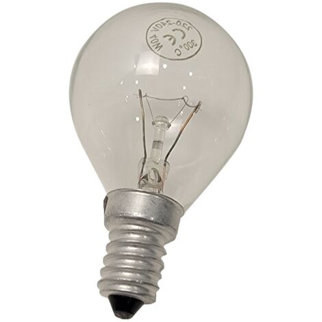 Ampoule E14 40W 300°C (166389-25719) (00057874) Four micro-ondes 1663893662734503317 BOSCH, SIEMENS, NEFF, ROSIERES, BRANDT, CO (1/5)