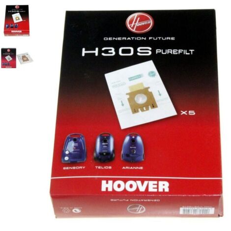 Boite de 5 sacs antibacterie H30S SENSORY TELIOS ARIANNE (36087-44553) (09178278) Aspirateur HOOVER