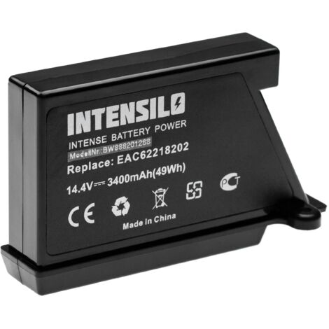 INTENSILO batterie remplace LG EAC62218205 pour aspirateur Home Cleaner (3400mAh, 14.4V, Li-Ion) (1/4)