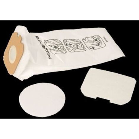 Boite de 5 sacs papier et filtre (ZR005001) Aspirateur 322201 ROWENTA (1/2)