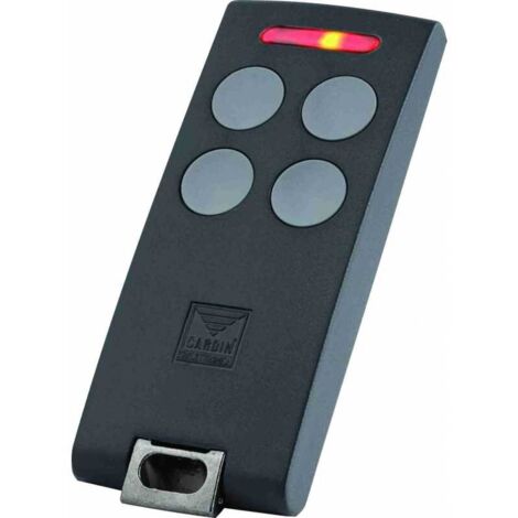 Cardin – Télécommande 4 canaux 433.92 MHz – Émetteur numérique pour motorisations – Portée 100-150m – Boîtier plastique antichoc – TXQ504C4