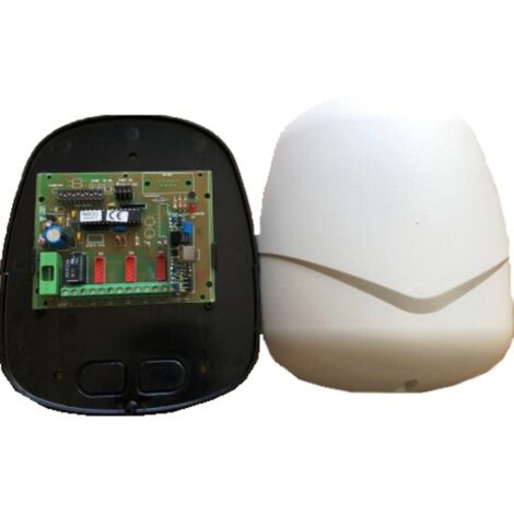 Récepteur radio 30.875 MHz – Alimentation 12V/24V – 2 canaux pour motorisation portail – Facilité de programmation par mini-interrupteurs – Allmatic - RMAK2