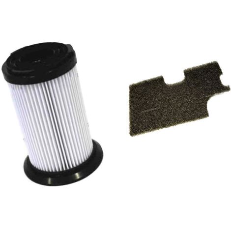 Filtre cylindre Hepa F137 + 1 filtre mousse d'origine (9001665117) Aspirateur ROWENTA, TORNADO, PROGRESS, ARISTON HOTPOINT (1/2)