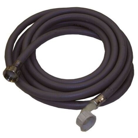 Tuyau d'alimentation flexible 3,5 mètres – Coude plastique – Compatible lave-linge – Raccord 2 – Diamètre 12mm (1/2)