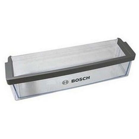 Balconnet porte-bouteilles réfrigérateur – Compatible Bosch – Plastique transparent – Accessoire de rangement pour optimisation espace