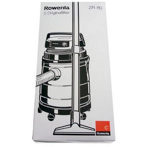 Boîte de 4 sacs WET & DRY ZR8001 – Accessoire pour aspirateur ROWENTA – Compatible avec modèles RD400, RD406, RD410, RU36 (1/3)