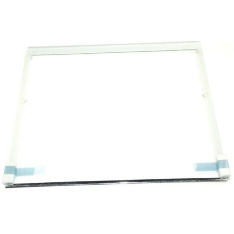 Chayette en verre pour réfrigérateur – Dimensions 43x41cm – Surface robuste et facile à nettoyer – Compatible avec modèles Haier