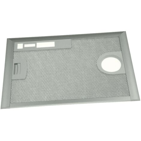 Bosch – Filtre métallique pour hotte Siemens – Dimensions 380 x 265 x 9 mm – Clips rouges pour filtration efficace des graisses