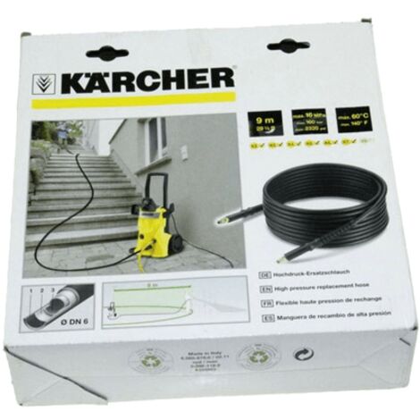 Kärcher – Tuyau haute pression quick connect pour nettoyeur haute pression – Longueur 10m – Compatible K3500, K4600, K7260 – 26417210 (1/3)