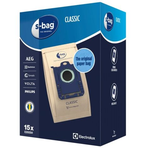 Boite de 15 sacs S-BAG - E200M classic d'origine (1/2)