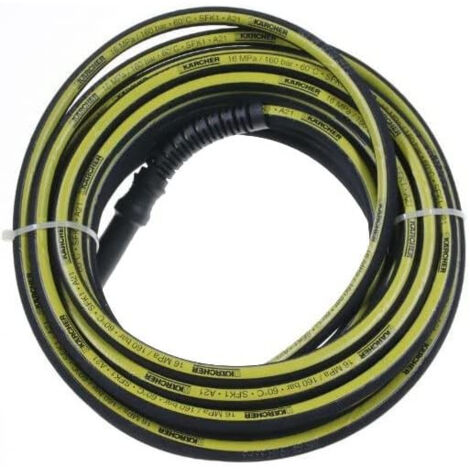 Tuyau flexible 12m 16mpa – Résistant à 60°C – Accessoire pour nettoyeur haute pression – Compatible avec KÄRCHER K 5 à K 7