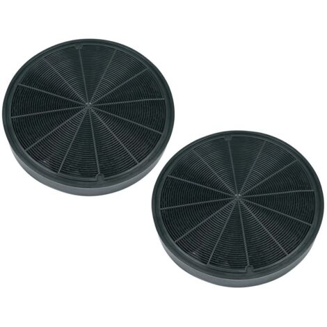 Lot de 2 filtres charbon type 196 (484000008674) Hotte DE DIETRICH, INDESIT, NEFF, ZANUSSI, AEG, ELECTROLUX, FAURE, FRANKE, SCHOLTES, ARTHUR MARTIN ELECTROLUX, JUNO, ROBLIN, BEKO, ZANKER, SIEMENS, ARI (1/6)