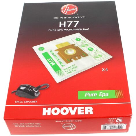 Boite de 4 sacs microfibre H77 (307994-58277) (35601734) Aspirateur HOOVER (1/3)