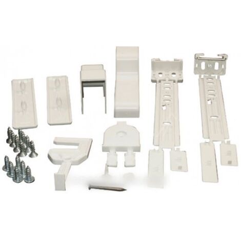 Kit de fixation porte à glissières pour réfrigérateur – Compatible avec modèles Bosch – Installation facile – Pièce détachée incluse