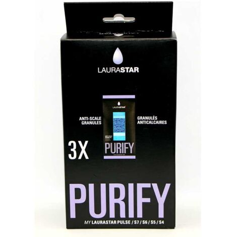 Lot de 3 recharges filtres pour centrale vapeur – Débit vapeur 120g/min – Compatible avec modèles Laurastar – Pour un repassage efficace