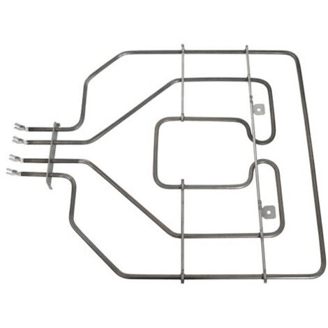 Résistance de voute/grill 2800W 471375 – Longueur 430 mm – Largeur 365 mm – Compatible Bosch Siemens Neff