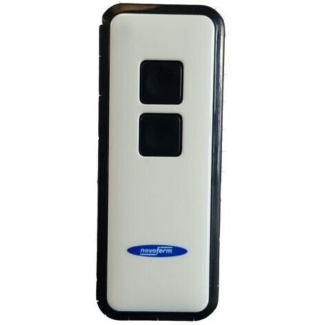 Télécommande pour motorisations – Émetteur mural 433 MHz – Alimentation 2 piles CR2016 – Usage professionnel – Compact et performant – Novoferm - NFF15077 (1/2)