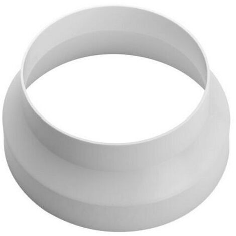 Réducteur plastique pour hotte aspirante – Diamètre 125/150 mm – Optimise l'évacuation d'air – Pour tuyaux en plastique