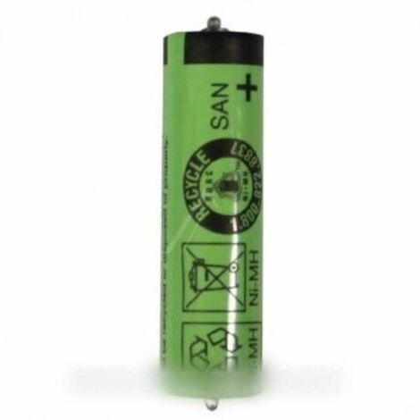 Batterie rechargeable NiMH AA pour rasoirs électriques – Pile LR03 – Longue durée – Compatible avec modèles Braun