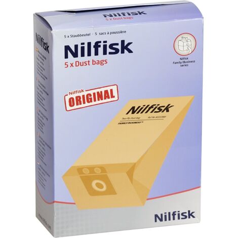 SACS (x5) POUR ASPIRATEUR NILFISK ADVANCE (1/2)